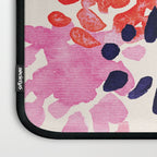 Flower abstract, watercolor floral pattern Laptop Sleeve Gallery Image 3