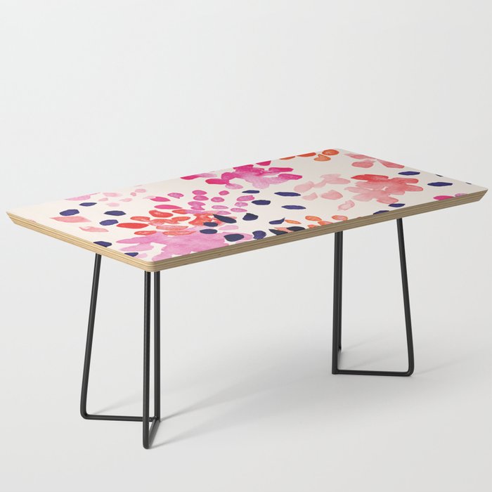 Flower abstract, watercolor floral pattern Coffee Table Gallery Image 1