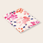Flower abstract, watercolor floral pattern Notebook Gallery Image 2