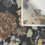 Vintage Midnight Florals Wall Tapestry Gallery Image 3