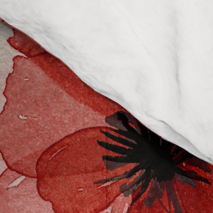 Pressed Poppy Blossom Pattern Comforter Gallery Image 4