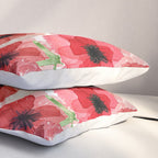 Pressed Poppy Blossom Pattern Pillow Sham Gallery Image 3