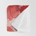 Pressed Poppy Blossom Pattern Throw Blanket Gallery Image 3