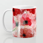Pressed Poppy Blossom Pattern Coffee Mug Gallery Image 3