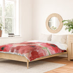Pressed Poppy Blossom Pattern Duvet Cover Gallery Image 2