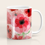 Pressed Poppy Blossom Pattern Coffee Mug Gallery Image 1