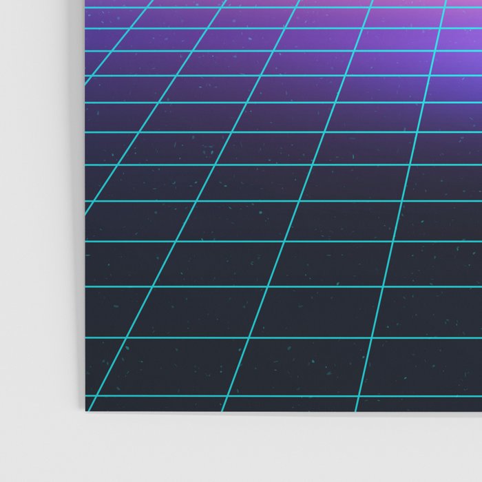 Radiant Sunset Synthwave Poster Gallery Image 3