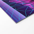 Radiant Sunset Synthwave Welcome Mat Gallery Image 2