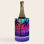 Radiant Sunset Synthwave Wine Chiller Gallery Image 3