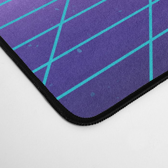Radiant Sunset Synthwave Desk Mat Gallery Image 4