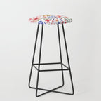 Simple colorful flowery meadow Stool Gallery Image 1