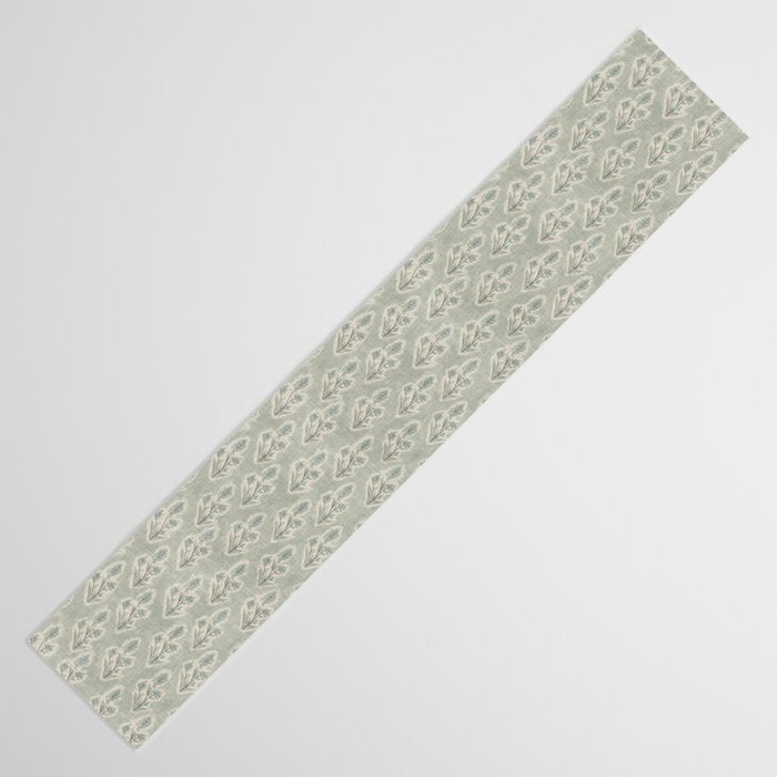 Indian Paintbrush - dusty light blue Table Runner Gallery Image 3