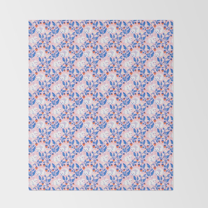 Strawberry Fields Siesta Throw Blanket Gallery Image 2