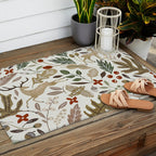 Christmas in the wild nature Outdoor Rug Gallery Image 2