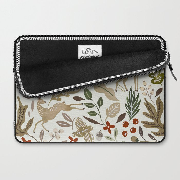 Christmas in the wild nature Laptop Sleeve Gallery Image 2