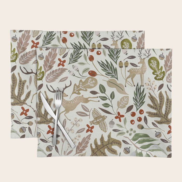 Christmas in the wild nature Placemat Gallery Image 1