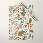 Christmas in the wild nature Wrapping Paper Gallery Image 1