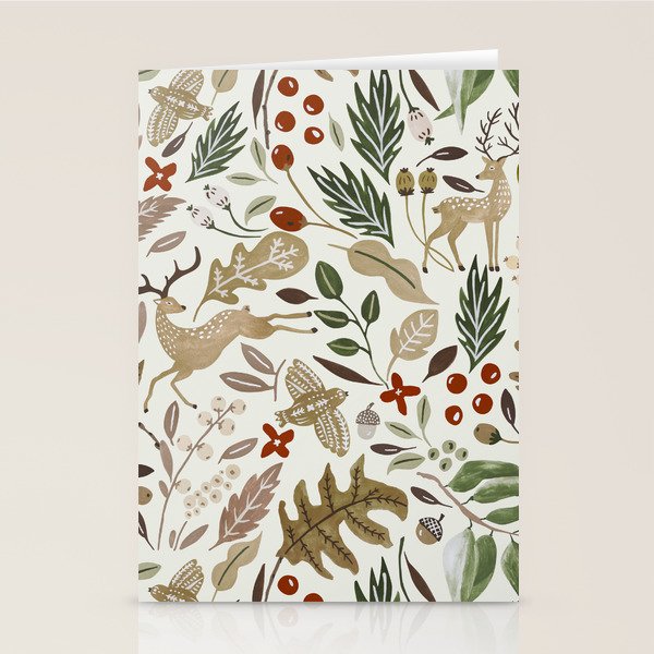 Christmas in the wild nature Stationery Card Gallery Image 2