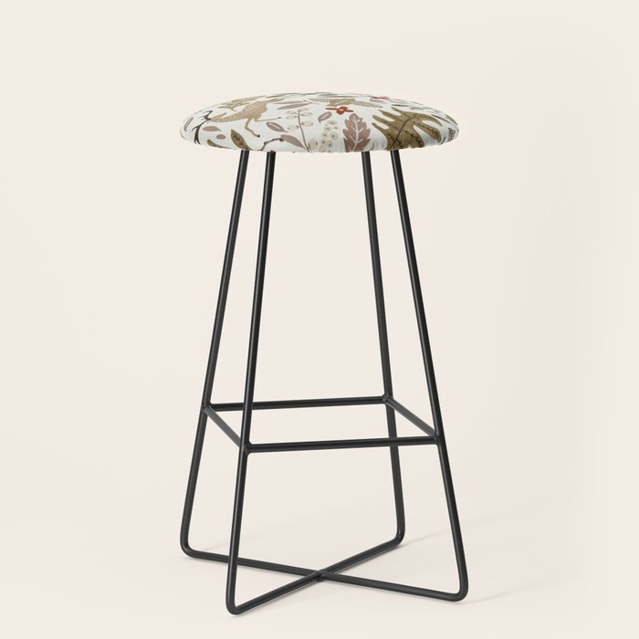 Christmas in the wild nature Stool Gallery Image 1