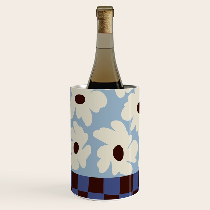 Flowers_checkerboard  Wine Chiller Gallery Image 2
