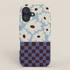 Flowers_checkerboard  iPhone Case Gallery Image 1