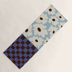 Flowers_checkerboard  Yoga Mat Gallery Image 1