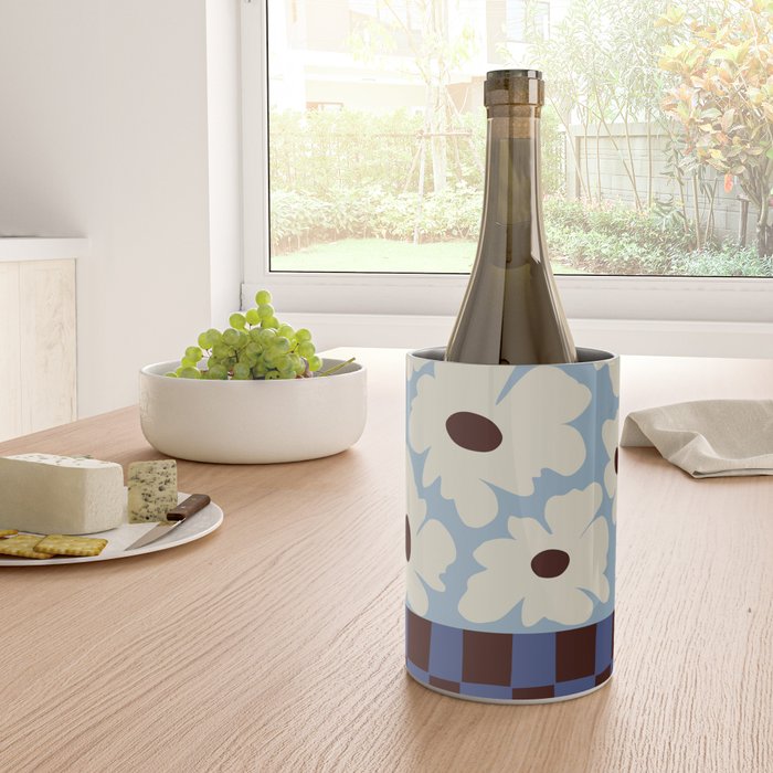 Flowers_checkerboard  Wine Chiller Gallery Image 4