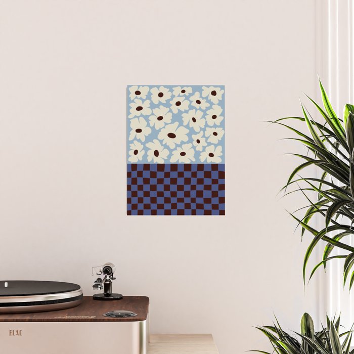 Flowers_checkerboard  Poster Gallery Image 2
