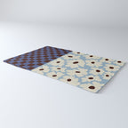Flowers_checkerboard  Rug Gallery Image 3
