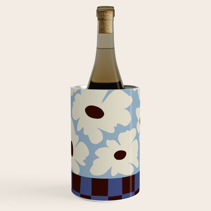 Flowers_checkerboard  Wine Chiller Gallery Image 1