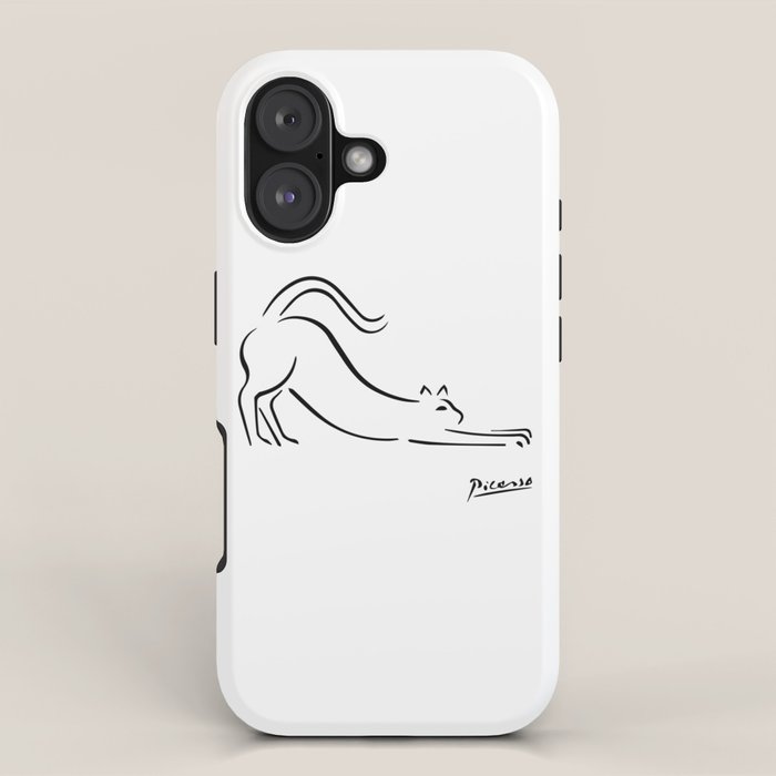 Pablo Picasso Cat Artwork Shirt, Kitten Sketch Reproduction iPhone Case Gallery Image 1