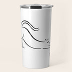 Pablo Picasso Cat Artwork Shirt, Kitten Sketch Reproduction Travel Mug Gallery Image 1