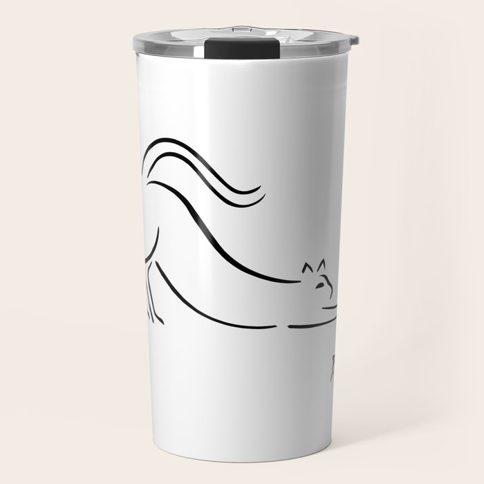 Pablo Picasso Cat Artwork Shirt, Kitten Sketch Reproduction Travel Mug Gallery Image 1