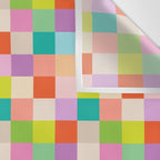 Bright Checks Wall Tapestry Gallery Image 3