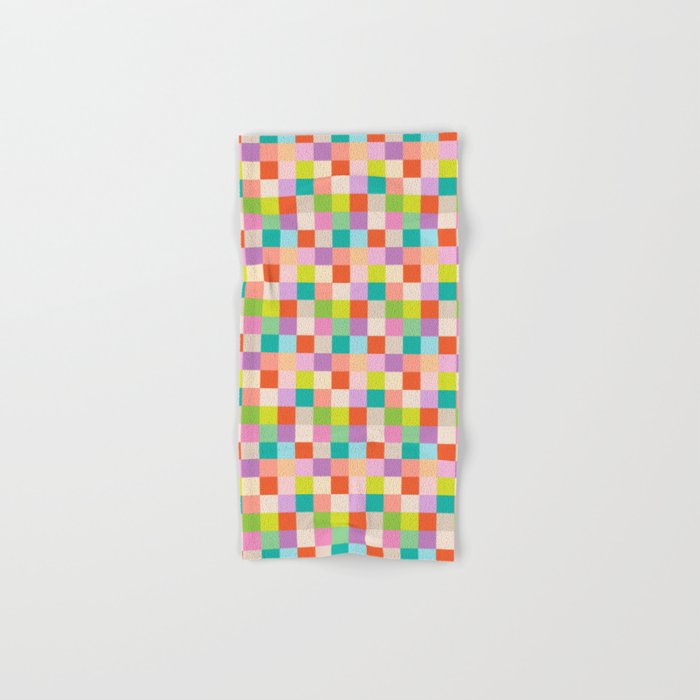 Bright Checks Bath Towel Gallery Image 1