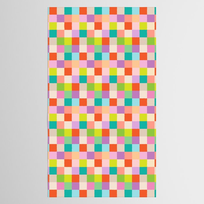Bright Checks Tablecloth Gallery Image 2