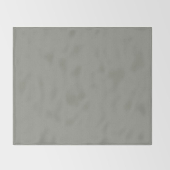 Evergreen Fog Green solid Throw Blanket Gallery Image 2