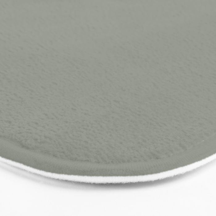 Evergreen Fog Green solid Bath Mat Gallery Image 3