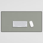 Evergreen Fog Green solid Desk Mat Gallery Image 1
