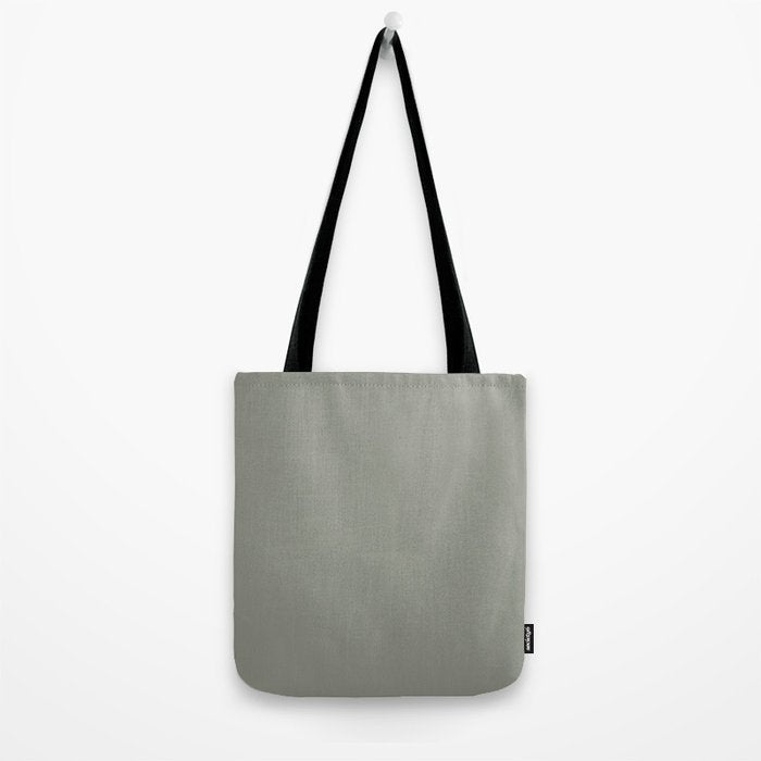 Evergreen Fog Green solid Tote Bag Gallery Image 2