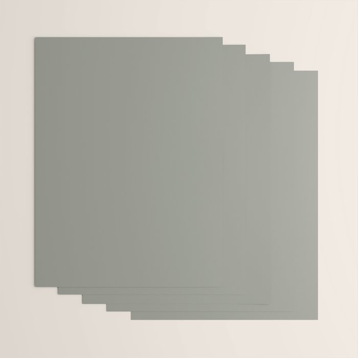 Evergreen Fog Green solid Wrapping Paper Gallery Image 3