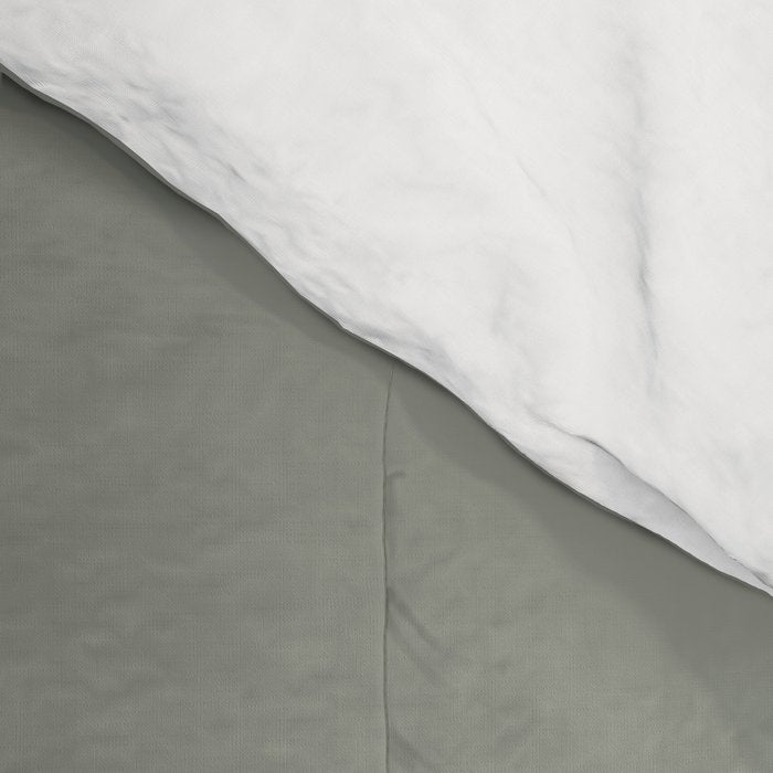 Evergreen Fog Green solid Comforter Gallery Image 4