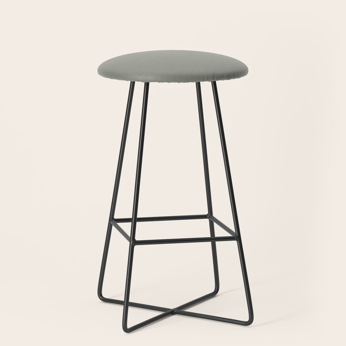 Evergreen Fog Green solid Stool Gallery Image 1