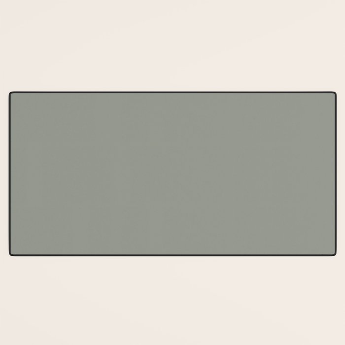 Evergreen Fog Green solid Desk Mat Gallery Image 3