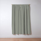 Evergreen Fog Green solid Window Curtain Gallery Image 3