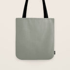 Evergreen Fog Green solid Tote Bag Gallery Image 1