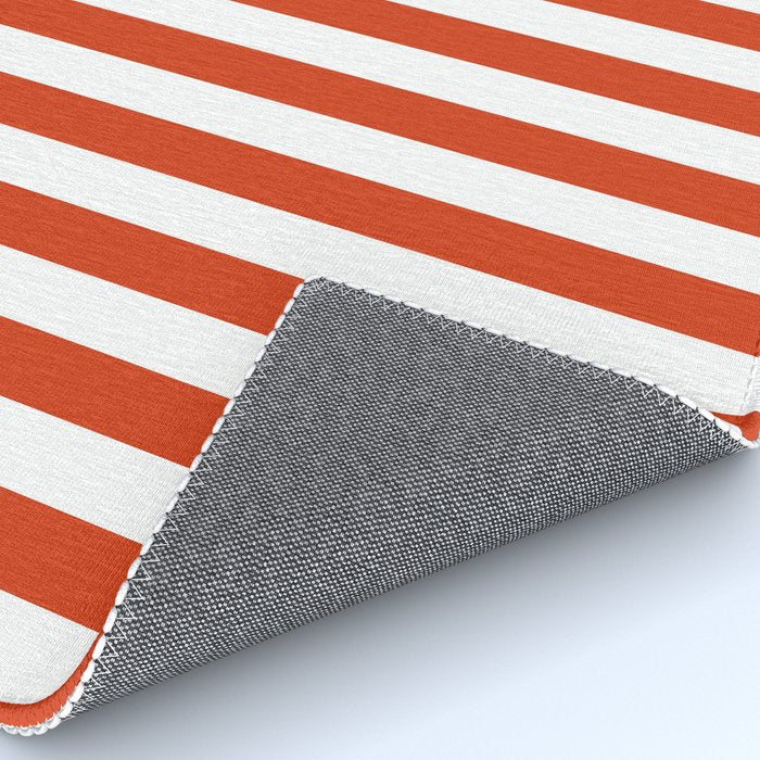 Red White Stripe - By The Seashore Rug Gallery Image 4