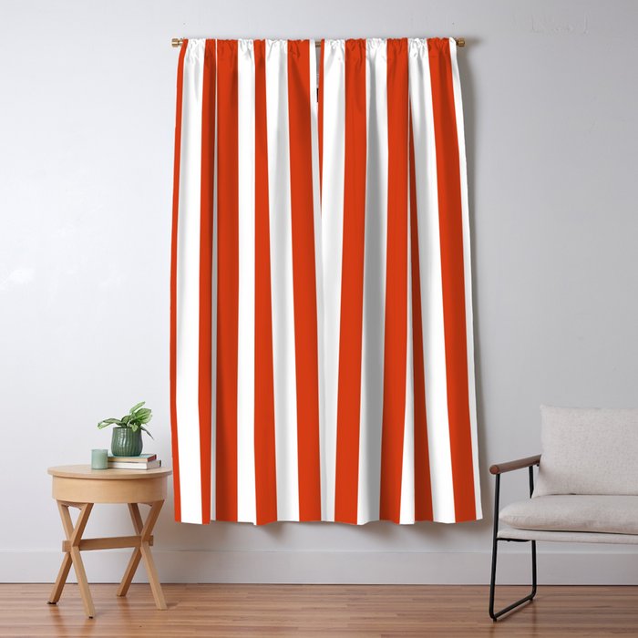 Red White Stripe - By The Seashore Window Curtain Gallery Image 5