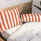 Red White Stripe - By The Seashore Pillow Sham Gallery Image 2