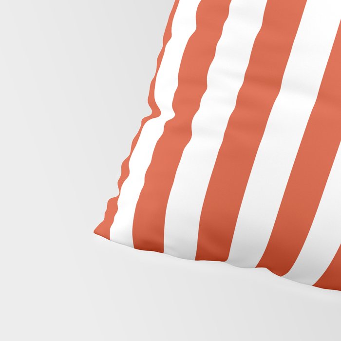 Red White Stripe - By The Seashore Pillow Sham Gallery Image 4